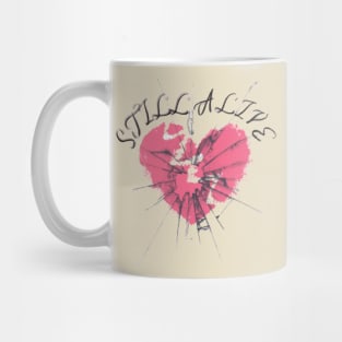 Broken Heart  T-shirt. Mug